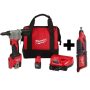 M12 12-Volt Lithium-Ion Cordless Rivet Tool Kit with (2) 1.5Ah Batteries and Charger and M12 Rotary Tool - Image 1