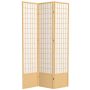 7 ft. Natural 3-Panel Room Divider - Image 1