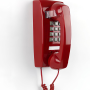 Retro Wall Mount Phone with Loud Mechanical Ringer Vintage Wall Phones for Landl - Image 1