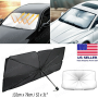 Foldable Car Windshield Sunshade Front Window Cover Visor Sun Shade Umbrella US - Image 1