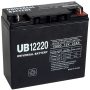 12-Volt 22 Ah T4 Terminal Sealed Lead Acid (SLA) AGM Rechargeable Battery - Image 1