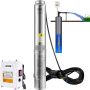 Deep Well Submersible Pump 37GPM 3 HP 640 ft. Head Water Pump with 33 ft. Cord External Control Box for Home Irrigation - Image 1