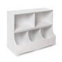 32 in. H x 37 in. W x 15.75 in. D Brown MDF 5-Cube Organizer - Image 1