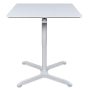32 in. Pneumatic Height Adjustable Round Cafe Table - Image 1