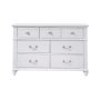 Annie 7-Drawer White Dresser - Image 1