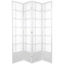 7 ft. White 4-Panel Room Divider - Image 1