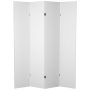7 ft. White Do It Yourself Canvas 4-Panel Room Divider - Image 1