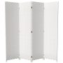 6 ft. Black 4-Panel Room Divider - Image 1