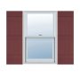 14 in. x 63 in. Lifetime Vinyl Standard Four Board Joined Board and Batten Shutters Pair Forest Green - Image 1