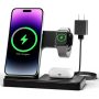 Wireless Charger iPhone Charging Station: 3 in 1 Charger Stand Multiple Devices for Apple - Image 1