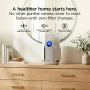 Shark - BreatheClear Compact Pro Air Purifier with NeverChange, 300 sqft - Dove - Image 3