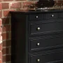 Homestyles Bedford Wood Chest in Black - Image 3