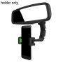 360 Car Rearview Mirror Rotation Adjustable Phone Holder Mount Multifunction - Image 5