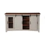 Toas White Metal TV Stand Fits TVs Up to 70 in. with Adjustable Shelves - Image 5
