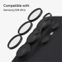 ZAGG - InvisibleShield Glass Elite Anti-Reflective Lens Protector for Samsung Galaxy S26 Ultra - Black - Image 3