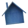 Wooden Hanging Shelf Wall Shelf Vintage Decor Shelf, 24x19x9cm,Blue - Image 4