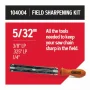 Chainsaw Sharpening Kit - Includes File Guide, 5/32 in. Round File, Flat File and depth gauge adjustment tool 104004 - Image 4