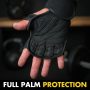 Fit Active Sports New Ventilated Weight Lifting Workout Gloves with Built-in Wrist Wraps for Men and Women - Great for Gym Fitness, Cross Training, Hand Support & Weightlifting. - Image 4