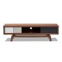 Baxton Studio Svante Mid-Century Modern Multicolor Finished Wood 3-Drawer TV Stand - Image 3