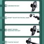 Phone Holder for Car,Car Phone Mount,Suction Cup Car Phone Holder Universal for Dashboard Windshield Air Vent,Compatible with All Smartphones - Image 3