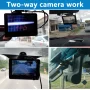 【Triple Lens System】4" 3-Channel Dash Cam - Front/Rear/Interior Car DVR with Night Vision, 24H Parking Mode, Loop Recording - Image 6