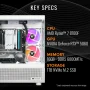Thermaltake - LCGS View 8760S-170 Gaming Desktop AMD Ryzen 7 8700F 2024 16GB Memory NVIDIA GeForce RTX 5060 1TB SSD NVMe M.2 - White - Image 2
