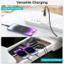 3 Pack 6FT Long USB A to Lightning Fast Charging Cord Apple MFi Certified Compatible for iPhone 14 13 12 11 Pro/Pro Max/Plus XR XS X 8 iPad,Car iPhone Carplay Cable,iPhone Car Charger Cord-Black - Image 2