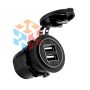 12V Car Cigarette Lighter Socket Splitter Dual USB Charger Power Adapter Outlet - Image 5