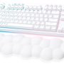 Logitech - G715 Aurora Collection TKL Wireless Mechanical Linear Switch Gaming Keyboard for PC/Mac with Palm Rest Included - White Mist - Image 1