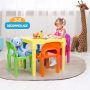 Kids Table and 4 Chairs Toddler Child Party Toys Fun Activity Furniture Play Set - Image 5