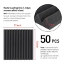 52 Pack Acoustic Foam Panels 1" x 12" x 12" Sound Proof Foam Panles Soundproofing Noise Cancelling Wedge Panels for Home Office - Image 2