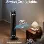 DREO - 27ft/s Velocity Quiet Floor Fan, 90° Oscillation, 8 Speeds, Remote Control, 4 Modes,DC Motor, Nomad - Black - Image 2