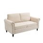 57 in Small Sofa Loveseat Upholstered Couch for Small Spaces 2 Seat Couches - Image 2