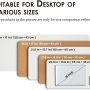 Cork Desk Mat - Small Dual-Sided Desk Pad for Office and Home - Desk Organization and Accessories - Ideal for Large Mouse Pad and Small Desk Mats on Top of Desks(White,23.6"x 13.8") - Image 5
