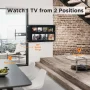 Full Motion Dual Arm TV Wall Mount for 37 in. - 70 in. Flat Panel TV's with 25 Degree Tilt, 77 lb. Load Capacity - Image 6