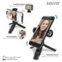 Bower Mobile Top Grip Tripod with Cold Shoe Mount and 360 Degree Smartphone Holder, also compatible with LED lights, flashes & microphones, Black - Image 4