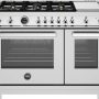 Bertazzoni - 48" Professional Series Freestanding Range - Gas Oven - 6 brass burners + griddle - Stainless Steel - Image 1