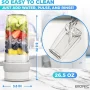 Bionic Blade Smoothie Blender Personal Portable Rechargeable Blender Juicer Protein Mikshake Baby Food Maker - White - Image 5