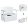 3-in-1 Kids Convertible Storage Bench Wood Activity Table and Chair Set - Image 6