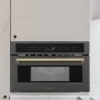 ZLINE - Autograph 30 in. 1.6 cu. ft. Built-in Convection Microwave Oven with Sensor Cooking in Black Stainless w/ Gold Accents - Black Stainless Steel - Image 4