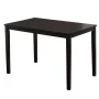 TMS Metropolitan 5-Piece Wood Farmhouse Upholsered Dining Set with Table and Chairs, Black - Image 3