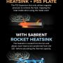 SABRENT 2TB Rocket 4 Plus NVMe 4.0 Gen4 PCIe M.2 Internal Extreme Performance SSD + M.2 NVMe heatsink Combo (SB-RKT4P-PSHS-2TB) - Image 4