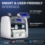 CARNATION Money Counter Machine – Cash Counting & Mixed Denomination Bill Counter, Portable Currency Detector, Counterfeit Bank Scanner, Dollar Sorter for Commercial, 1100 N/M, UV/MG/MT/IR/2×CIS - Image 4