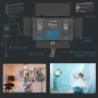 Nagnahz U800 LED Photo Studio Light for Tiktok Youbute Game Live Video Lighting Portable Video Recording Photography Panel Lamp - Image 3