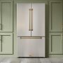36 in. Wide Gordon Ramsay Series by Thor Kitchen 20.3 Cu. Ft. Counter Depth Refrigerator with Bronze Hardware - Stainless Steel - Image 3