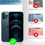 Entronix Privacy Screen Protector for iPhone 12 Pro Max, Anti-Spy Tempered Glass and Camera Lens Protector Film For iPhone 12 Pro Max, 6-Pack [Case Friendly] - Image 6