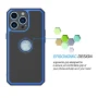 Njjex Shock Absorbant Plastic Rugged Cell Phone Case for Apple iPhone 13 Pro Max, Blue - Image 3