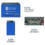 12-Volt 21 AH 350 CCA GEL Rechargeable Sealed Lead Acid (SLA) AGM Battery - Image 5