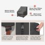 Porch Shield Patio Chair Covers -Waterproof Outdoor Lounge Deep Seat Lawn Chair Cover 2 Pack - 30W x 33D x 34H inch, Black - Image 4