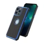 Njjex Shock Absorbant Plastic Rugged Cell Phone Case for Apple iPhone 13 Pro Max, Blue - Image 6